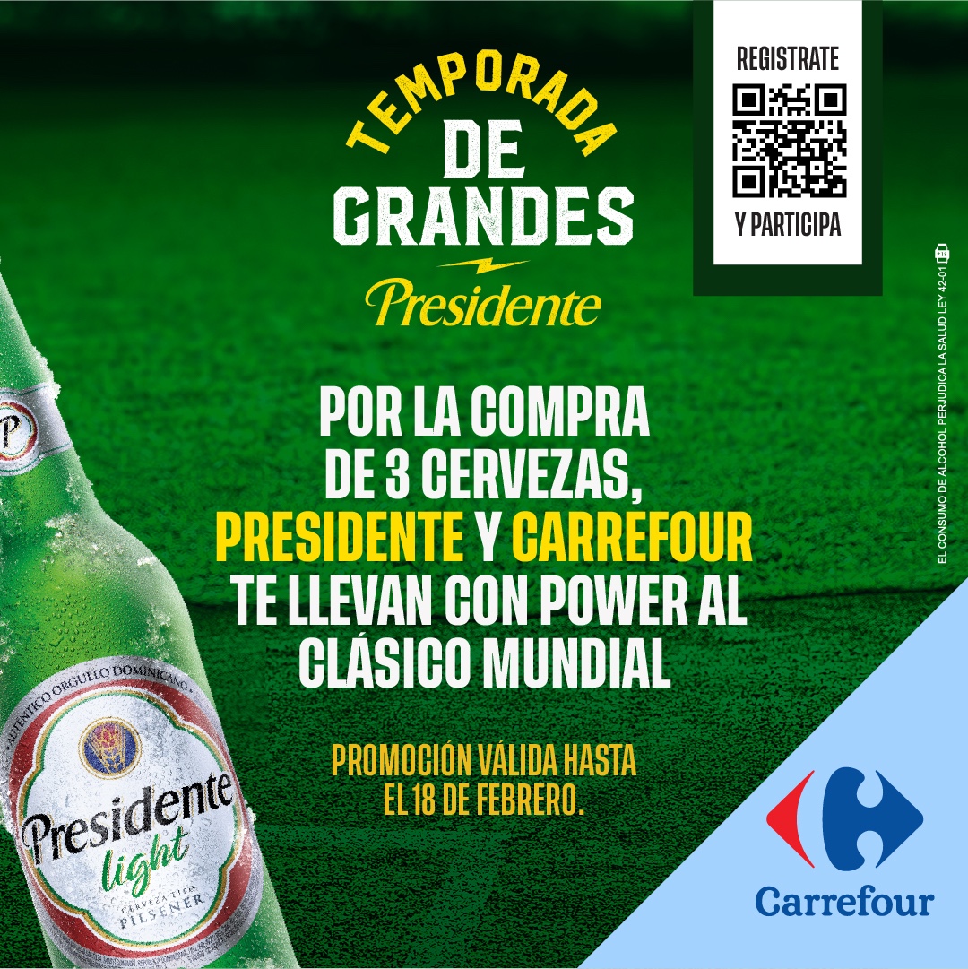 BASES DE LA PROMOCION CONCURSO “PRESIDENTE Y CARREFOUR TE LLEVAN CON POWER AL CLÁSICO MUNDIAL”