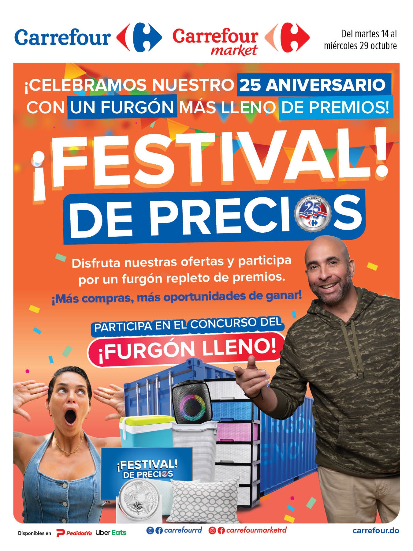 BASES DE LA PROMOCION CONCURSO “FURGÓN LLENO DEL FESTIVAL DE PRECIOS CARREFOUR 2025”