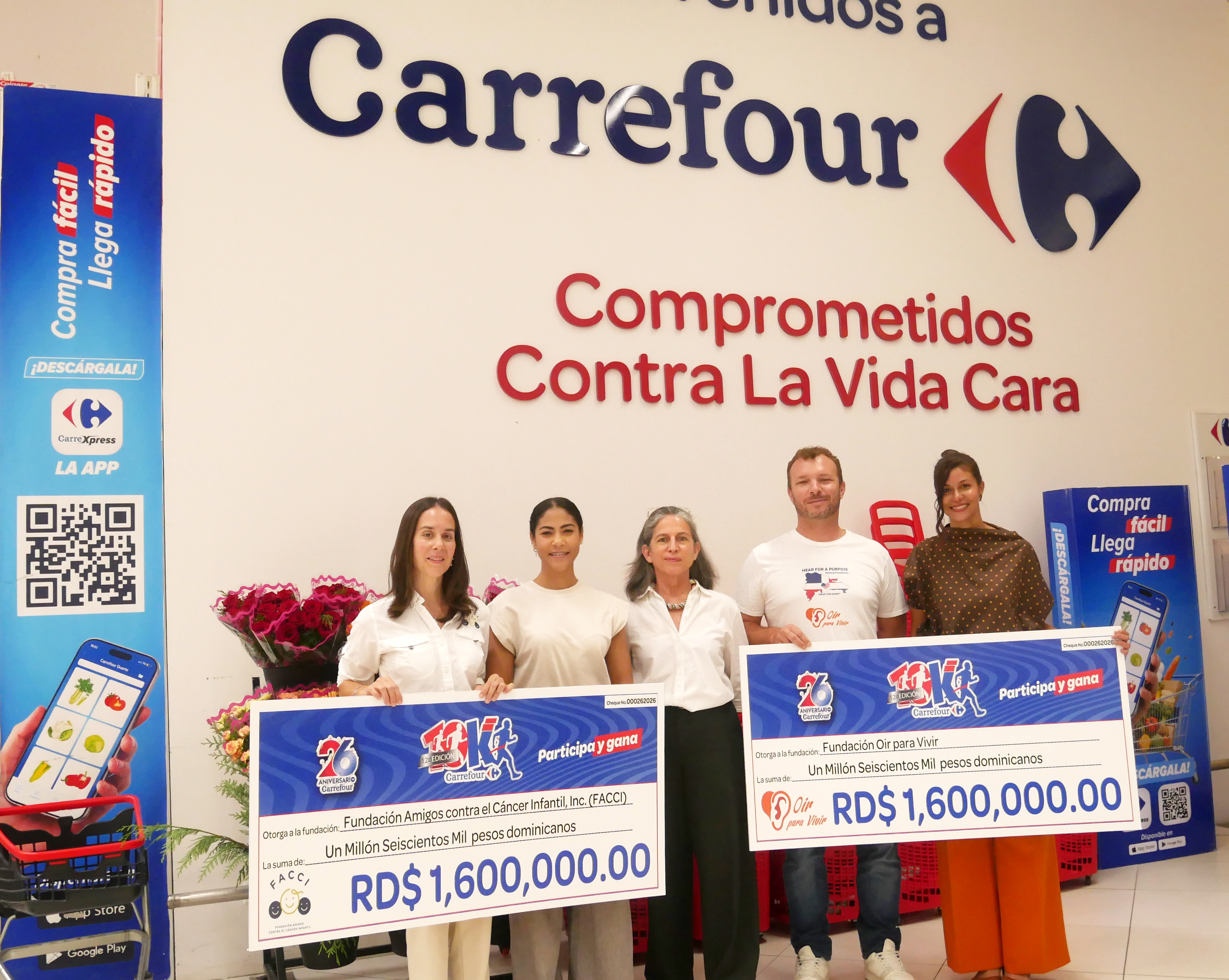 CARREFOUR 10K ENTREGA FONDOS RECAUDADOS